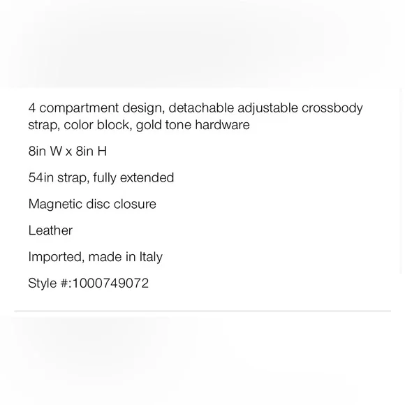 Stella Bianca Geometric Multicolor Crossbody - Picture 5 of 8